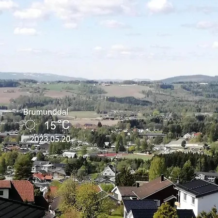 Gjesterom Til Leie I Et Privat Hus Brumunddal Esterno foto